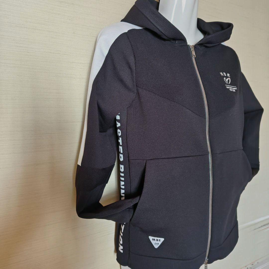 マスターバニー レディース フルジップ フーディ ジャケット ブルゾン 黒 S