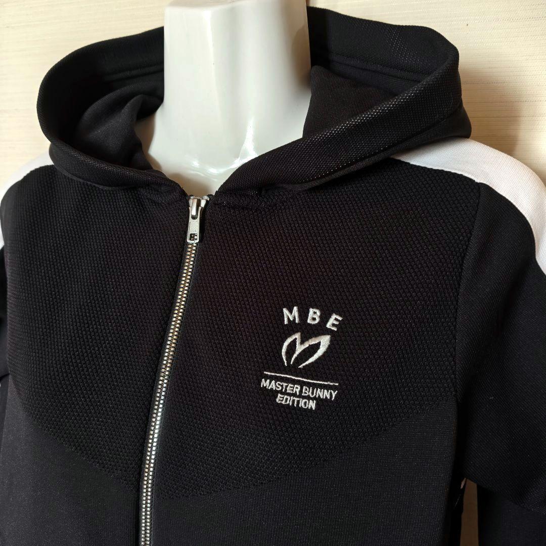 マスターバニー レディース フルジップ フーディ ジャケット ブルゾン 黒 S