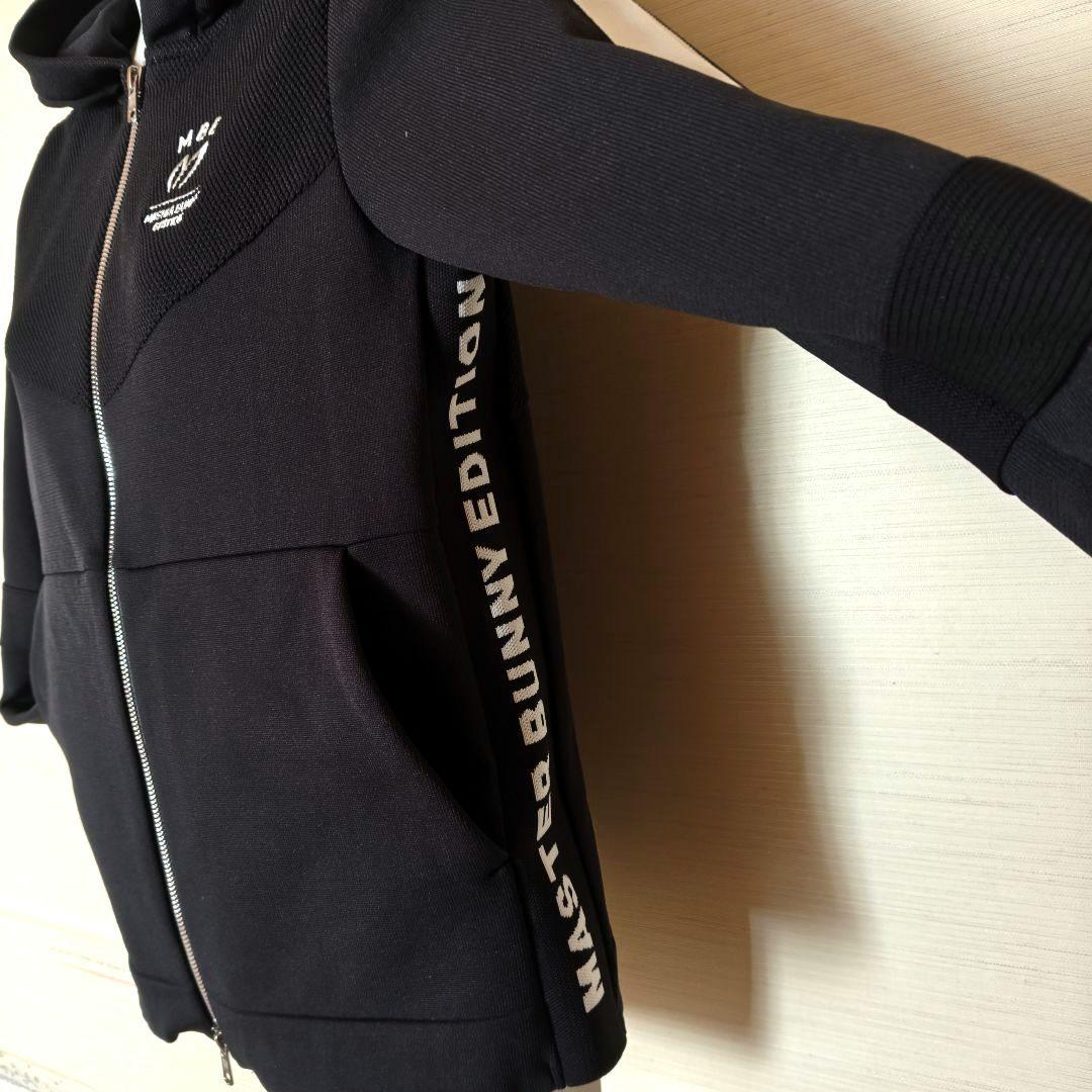 マスターバニー レディース フルジップ フーディ ジャケット ブルゾン 黒 S