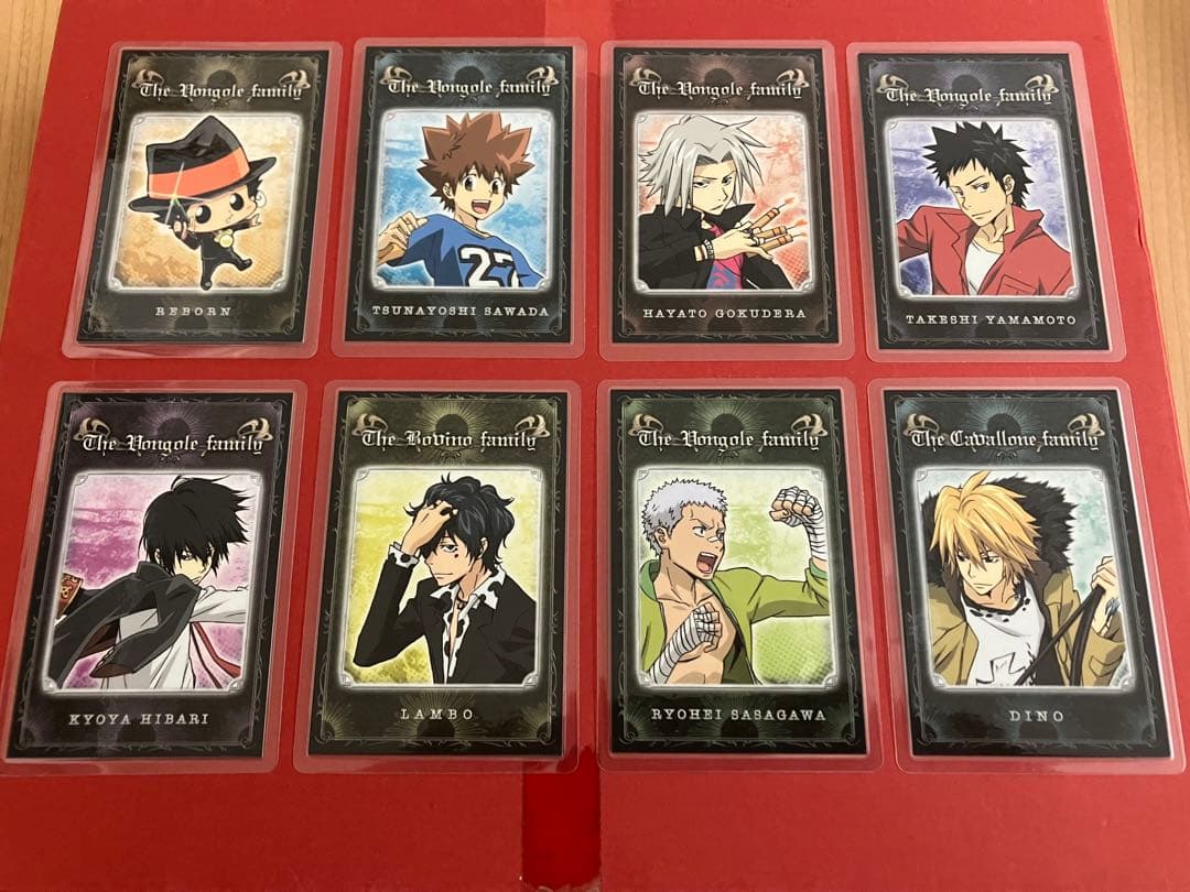 家庭教師ヒットマンREBORN 激レア　初期グッズ　ラミネートカード８枚セット