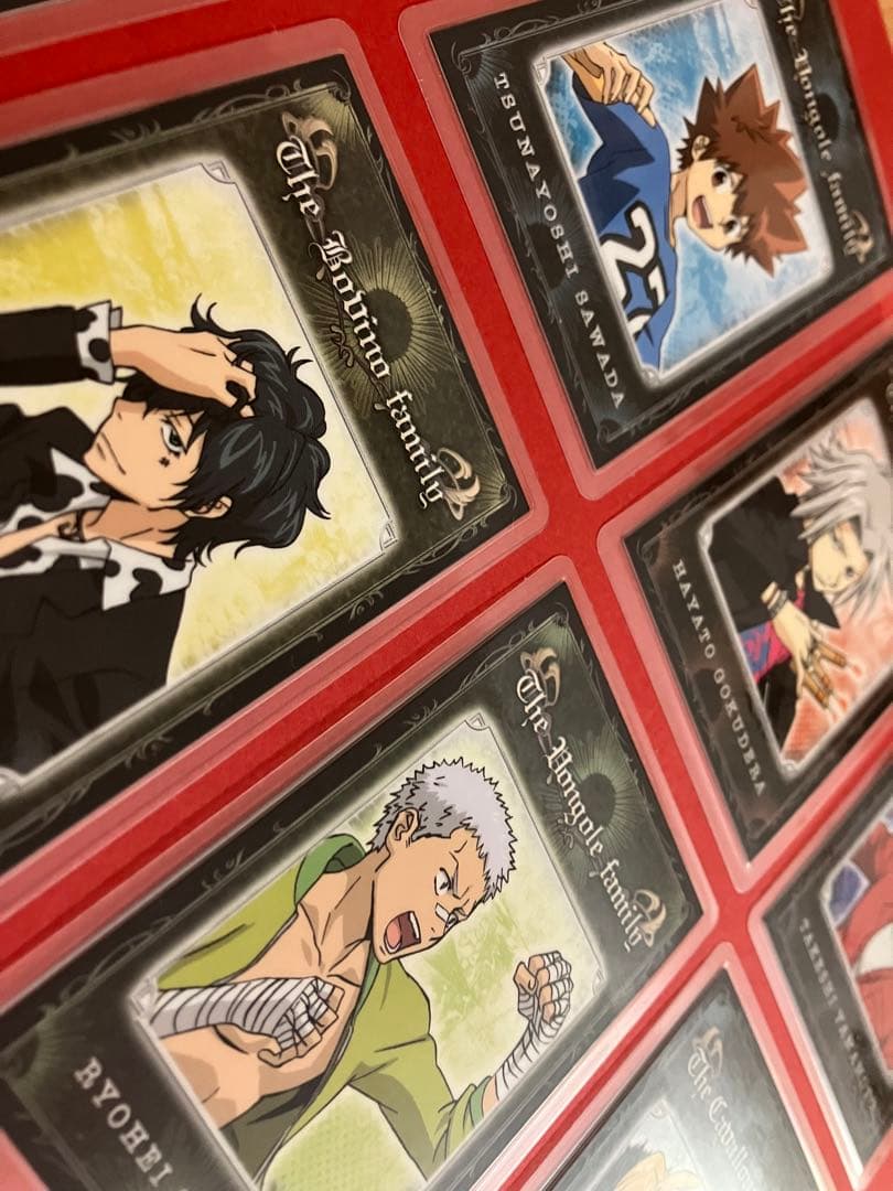 家庭教師ヒットマンREBORN 激レア　初期グッズ　ラミネートカード８枚セット