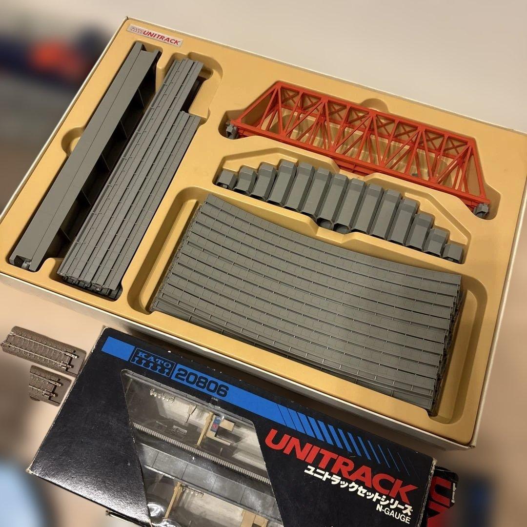 KATO レール、陸橋、電動ポイント、パワーパック、レアパーツの大量セット