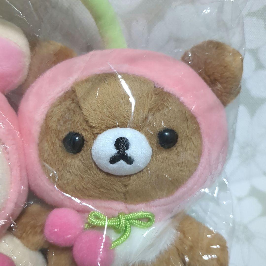 フルーツでまくまく　フルーツなかよしぬいぐるみ　コリラックマ　チャイロイコグマ
