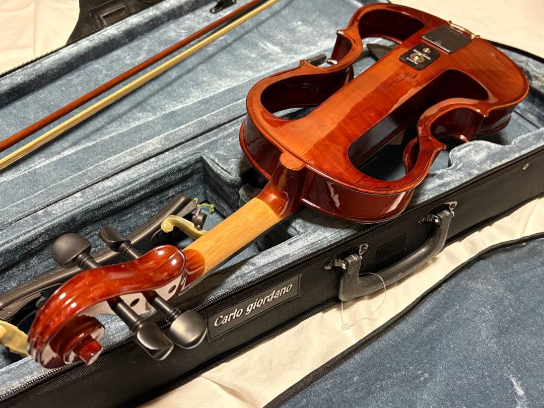 カルロ・ジョルダーノ　エレキバイオリン　CV-210E 美品1922-01-1