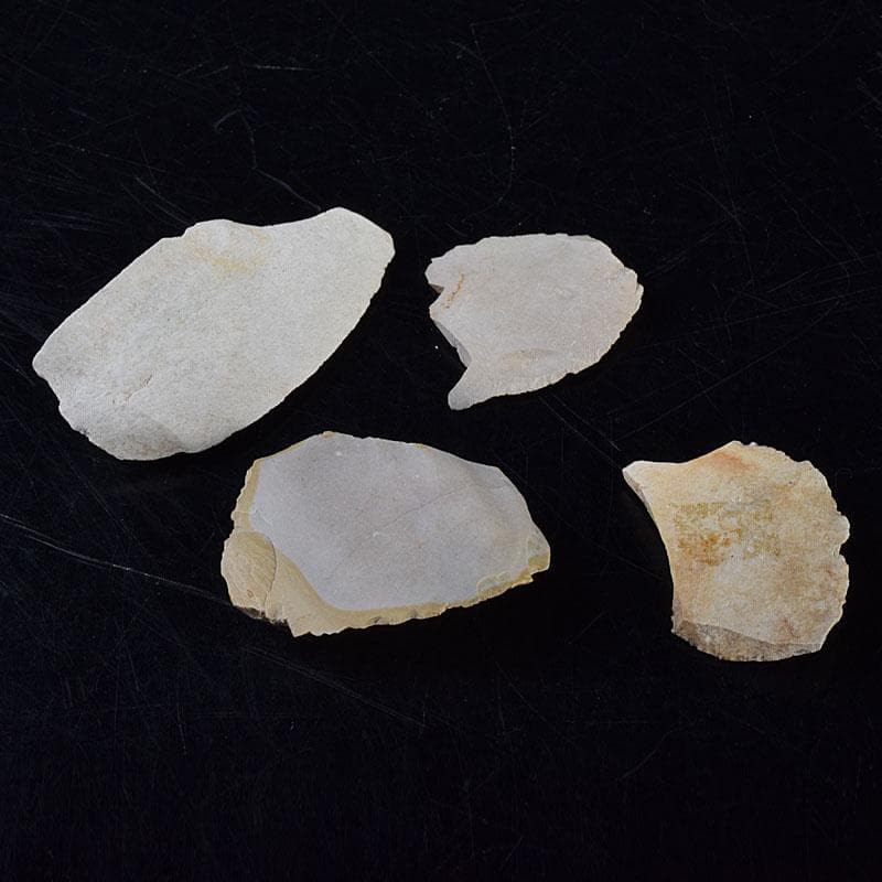 秋田県横手市出土　旧石器時代　陶片　土器　4点　C　R8566