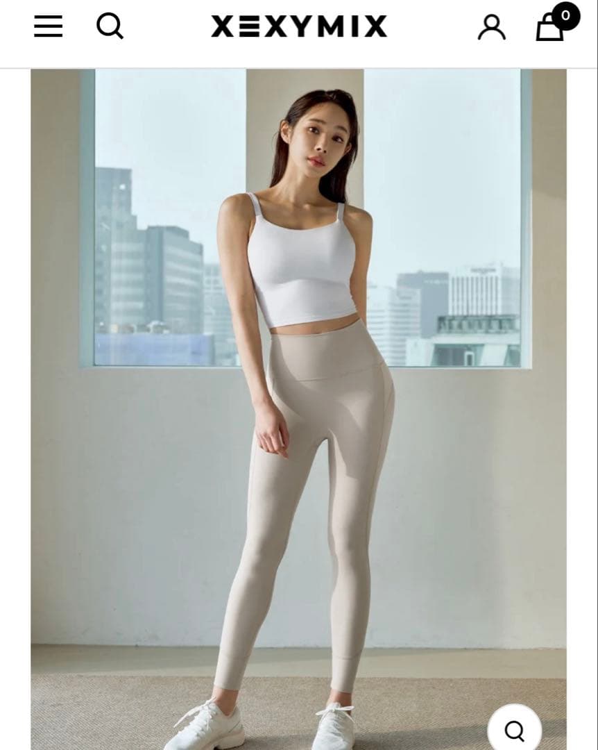 XEXYMIXゼクシーミックス　ピラティスヨガウェア　レギンス　タンクトップ