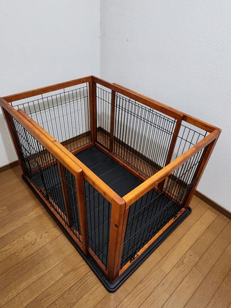 リッチェル　木製スライドサークル　　トレー付き　ワイド