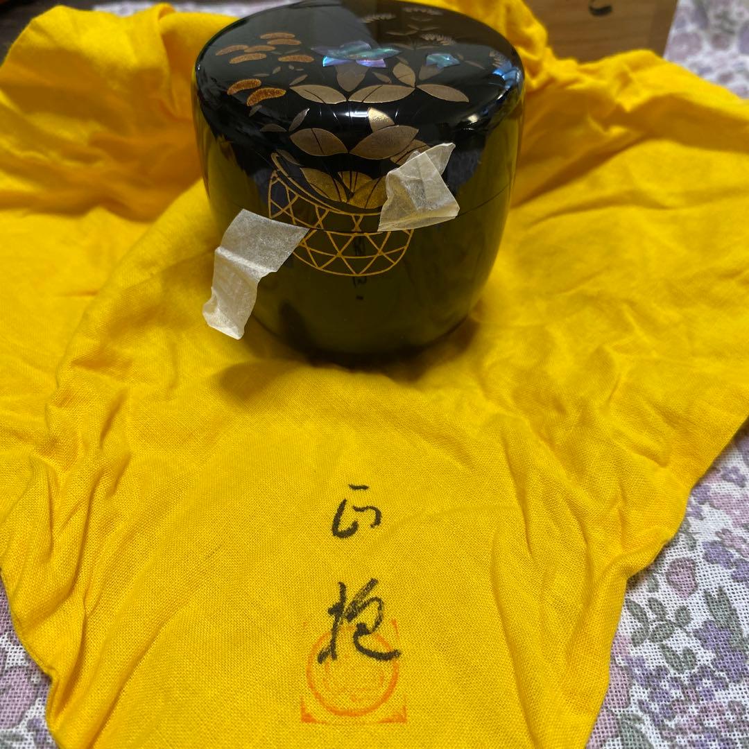 ききょう　花籠　棗　輪島塗　☆正抱☆ 縄手昌晴作