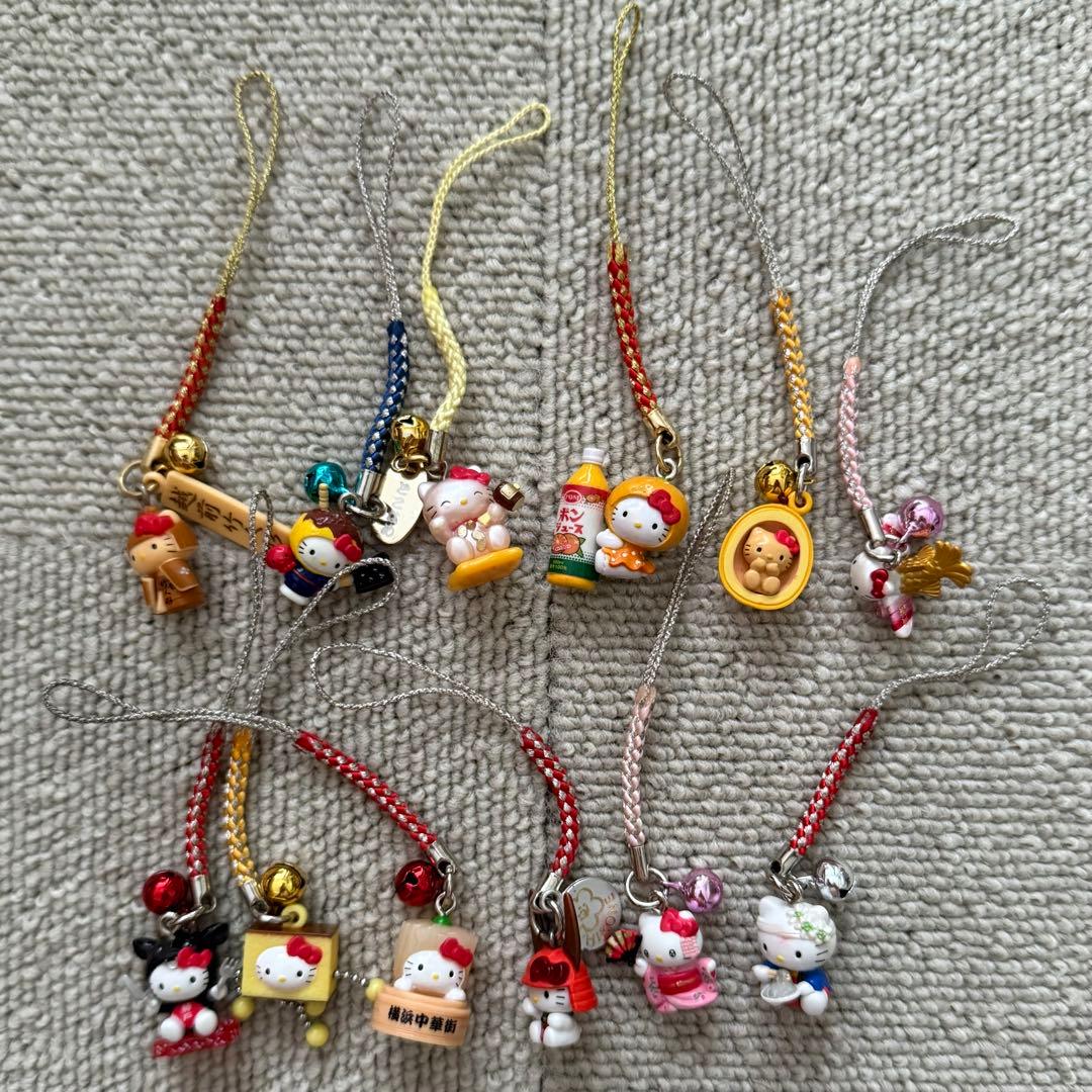 ご当地キティ 根付　ストラップ まとめ 35個 全国各地いろいろ