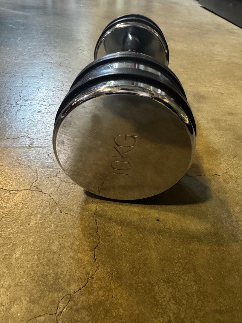 10kg ダンベル クローム仕上げ