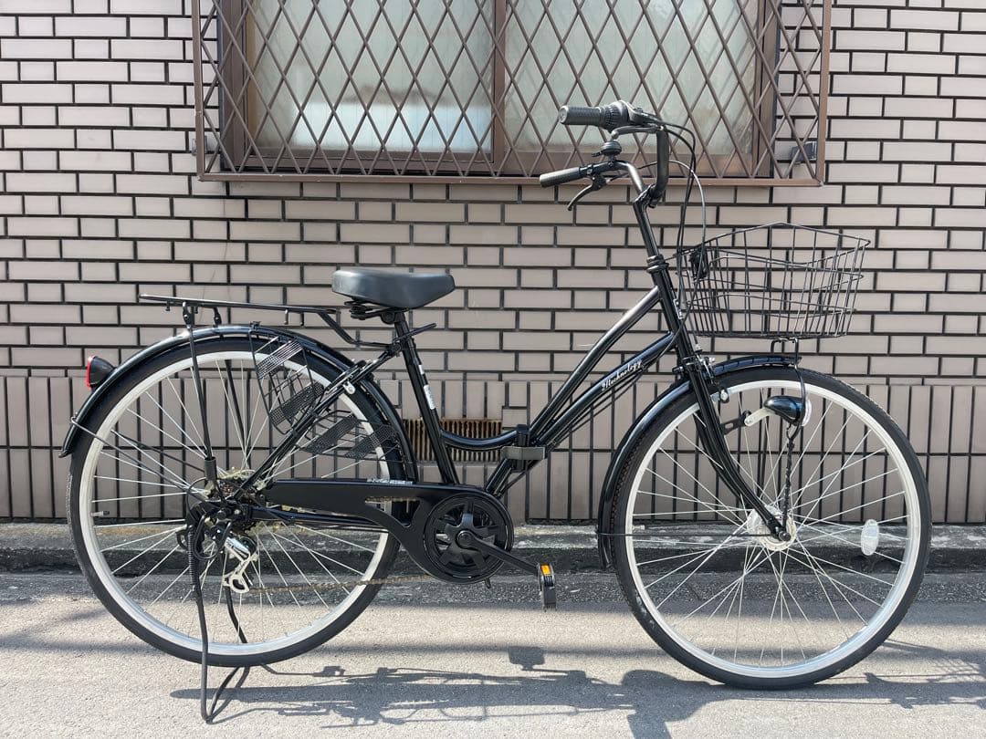 【オートライト】綺麗なママチャリ自転車