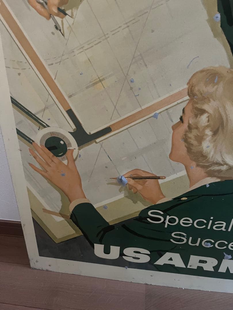 P*e様 ヴィンテージ アメリカ US ARMY 看板　アンティーク 雑貨 レア