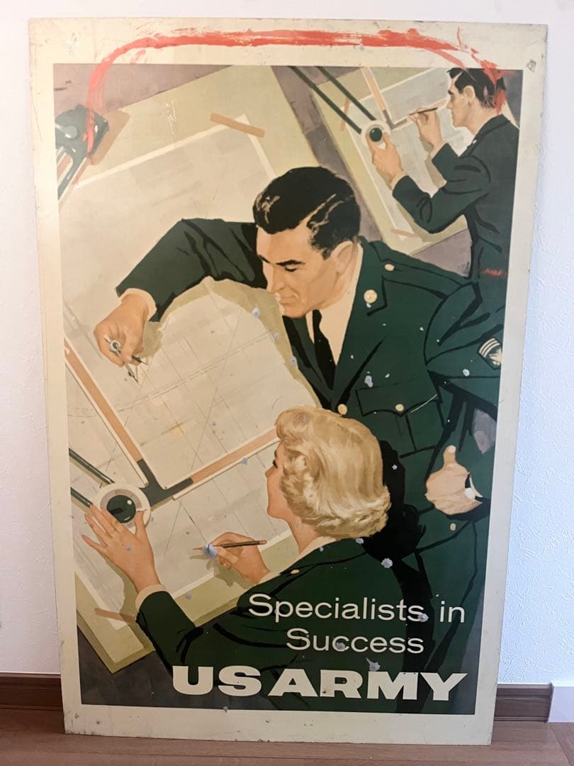 P*e様 ヴィンテージ アメリカ US ARMY 看板　アンティーク 雑貨 レア