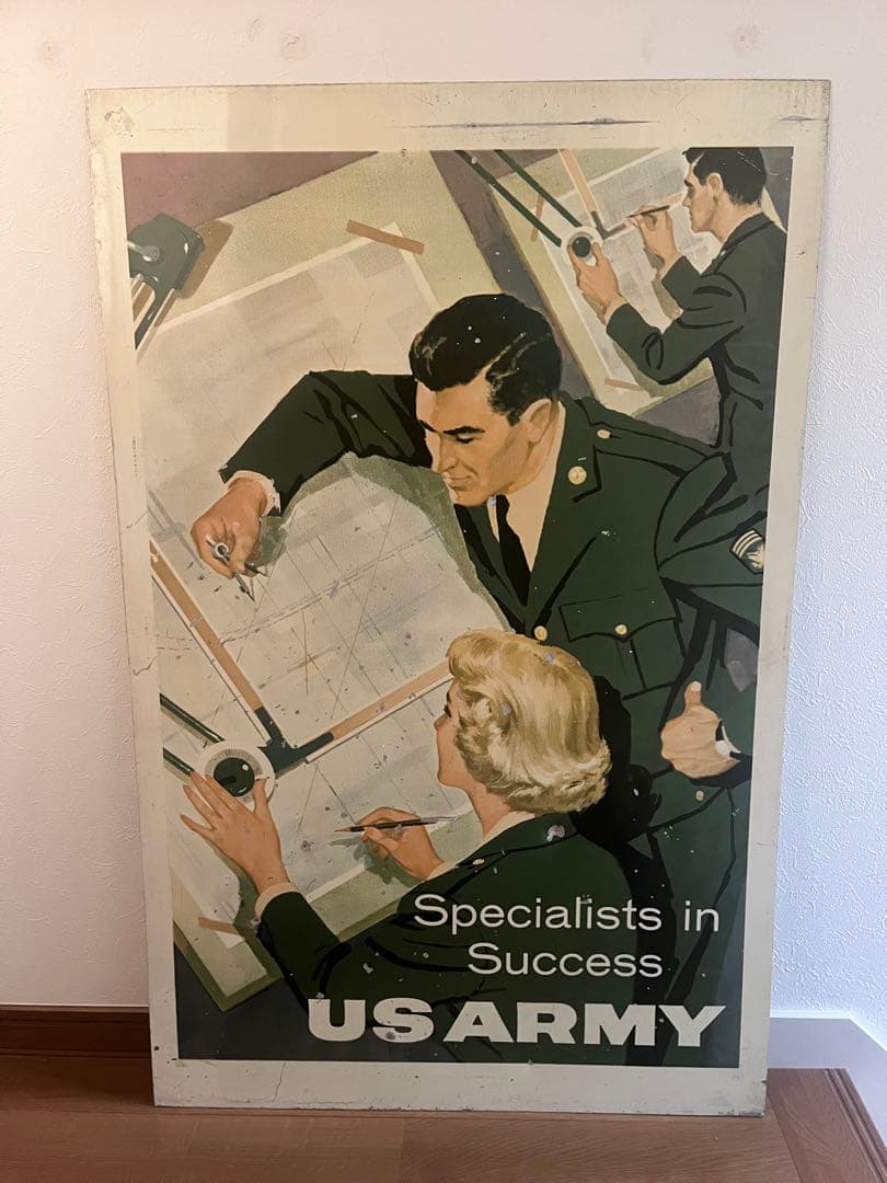 P*e様 ヴィンテージ アメリカ US ARMY 看板　アンティーク 雑貨 レア