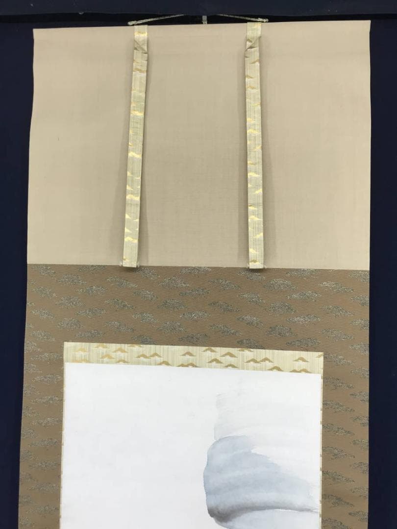 【真作】河合英忠/能図/能舞図/人物図/掛軸/名家伝来/AB-927