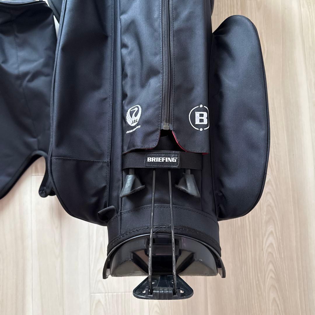 【限定コラボ】JALファーストクラス　ブリーフィング　キャディバッグ　黒