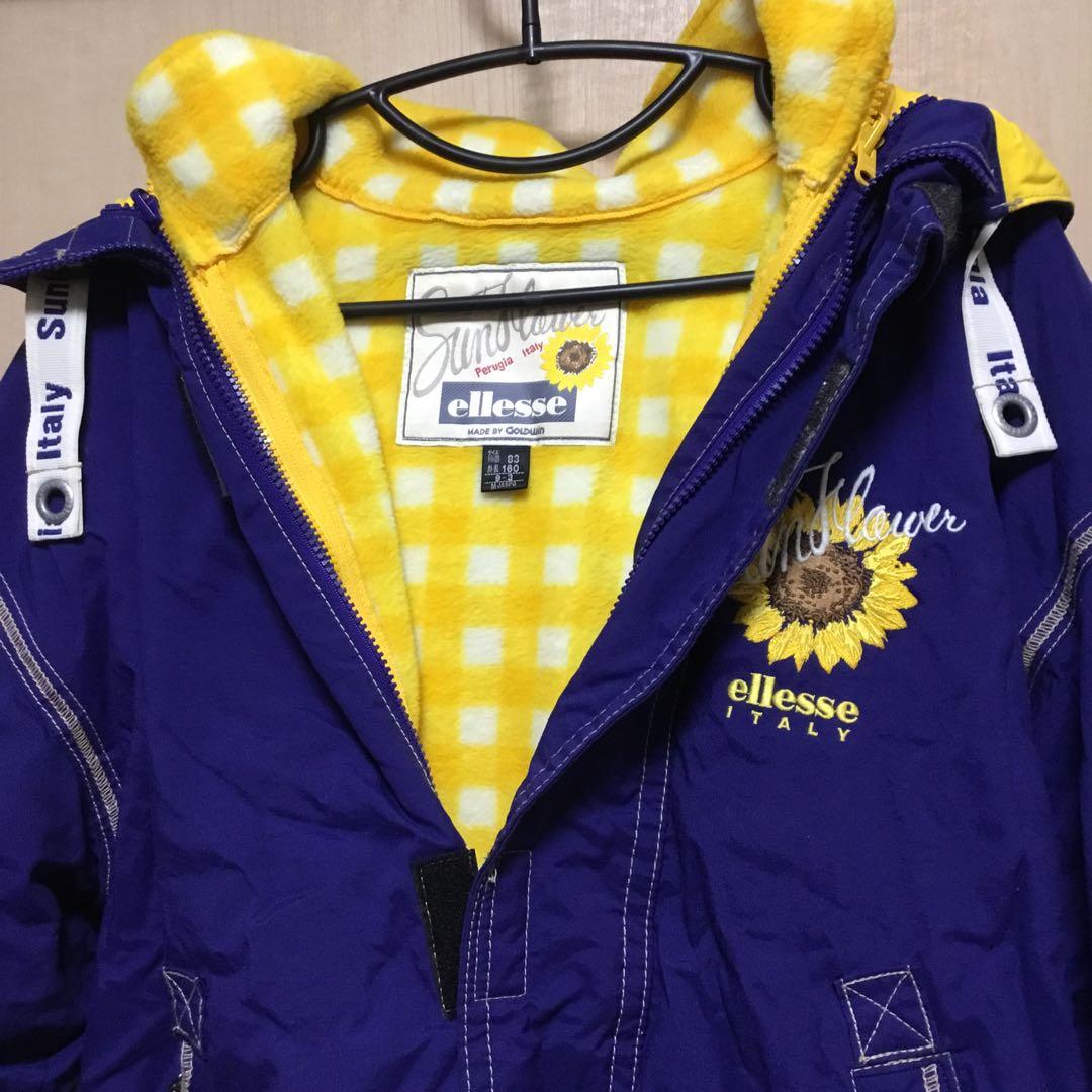 雑穀米　レディーススキーウェア上下セット　ellesse ITALY M