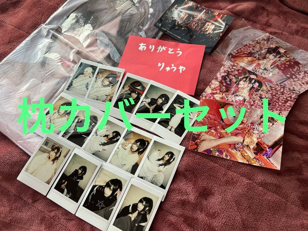 -真天地開闢集団-ジグザグ 龍矢　枕カバー　サインカード付　チェキ　ブロマイド