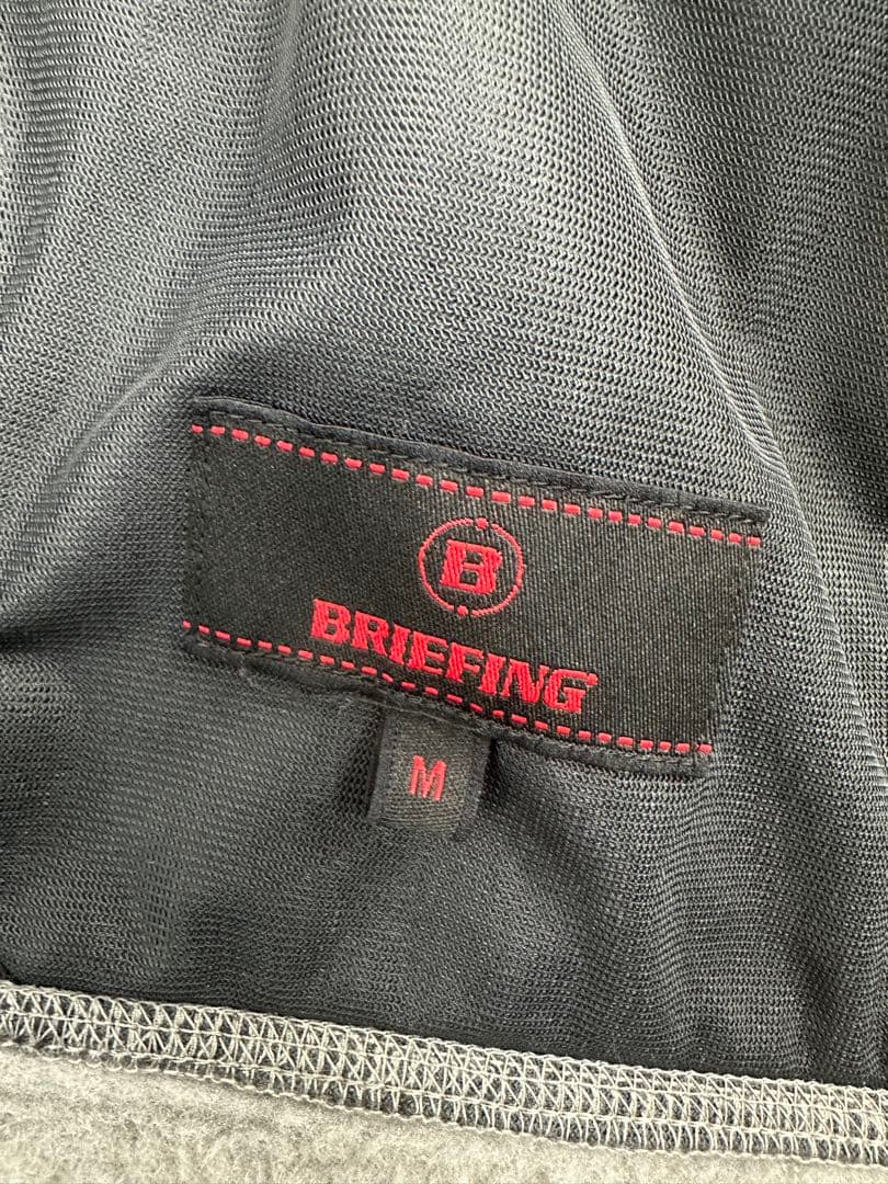 BRIEFING フリースベスト ポーラテック グレー