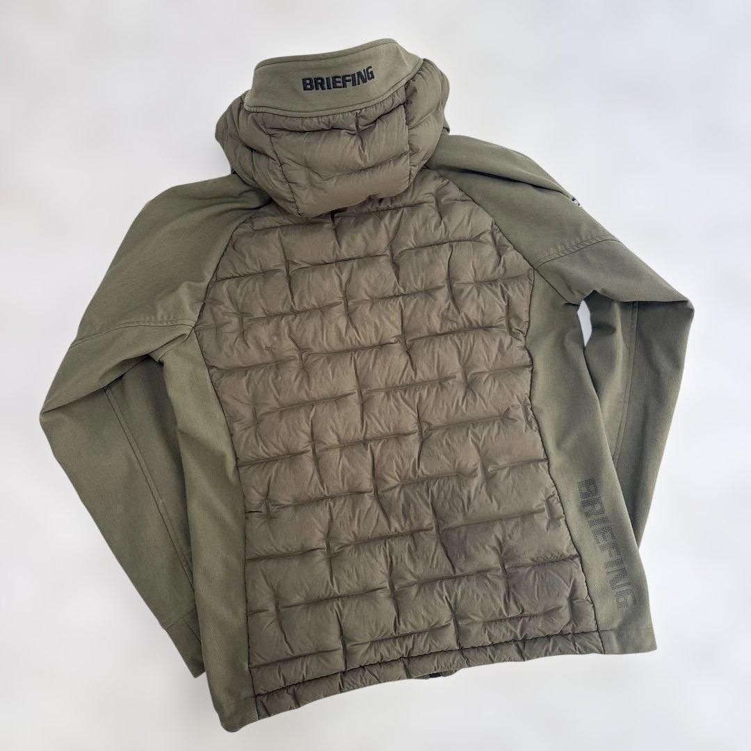 BRIEFING GOLF ハイブリッドダウンパーカー Sサイズ オリーブ