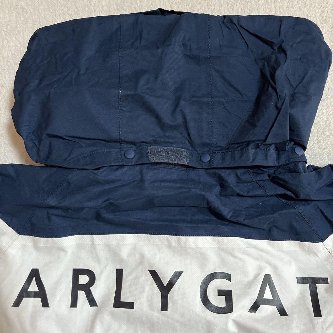 新品タグ付　パーリーゲイツ　レインワンピース　2WAY フード ネイビー　L　２