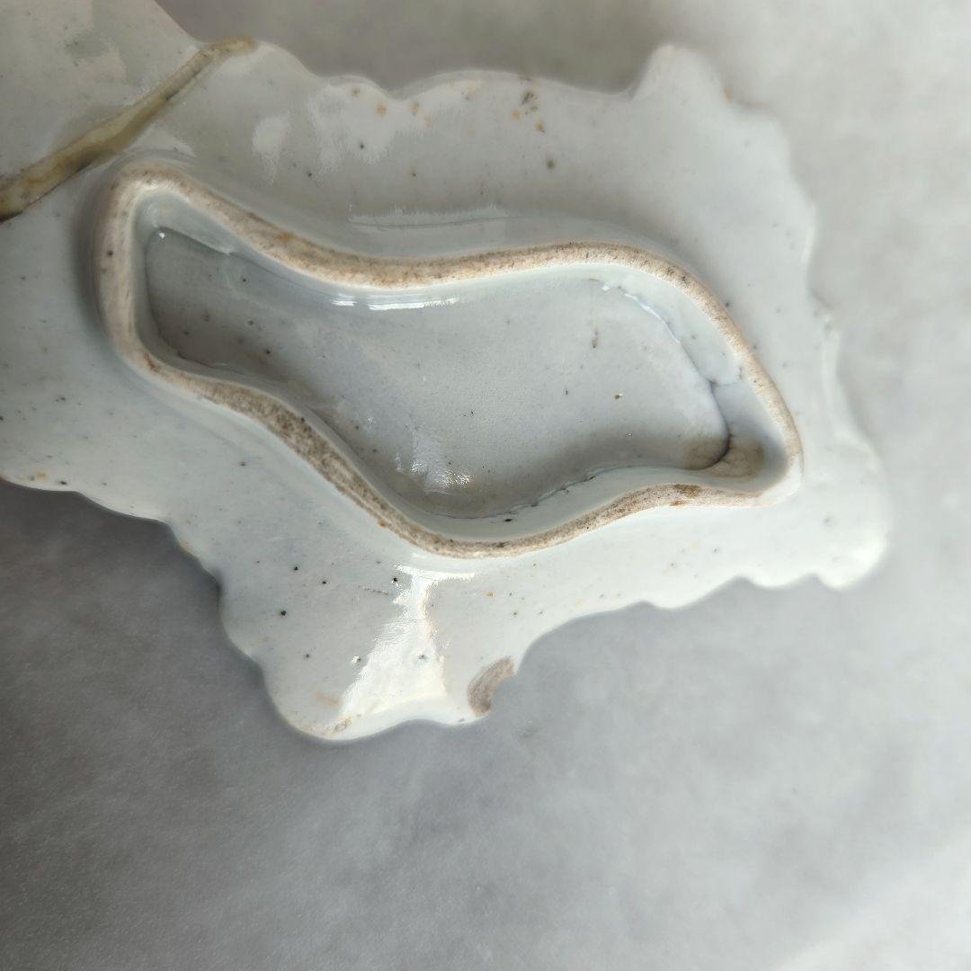 古伊万里　白磁　豆皿　小皿　江戸時代　古九谷　アンティーク　骨董　三階松