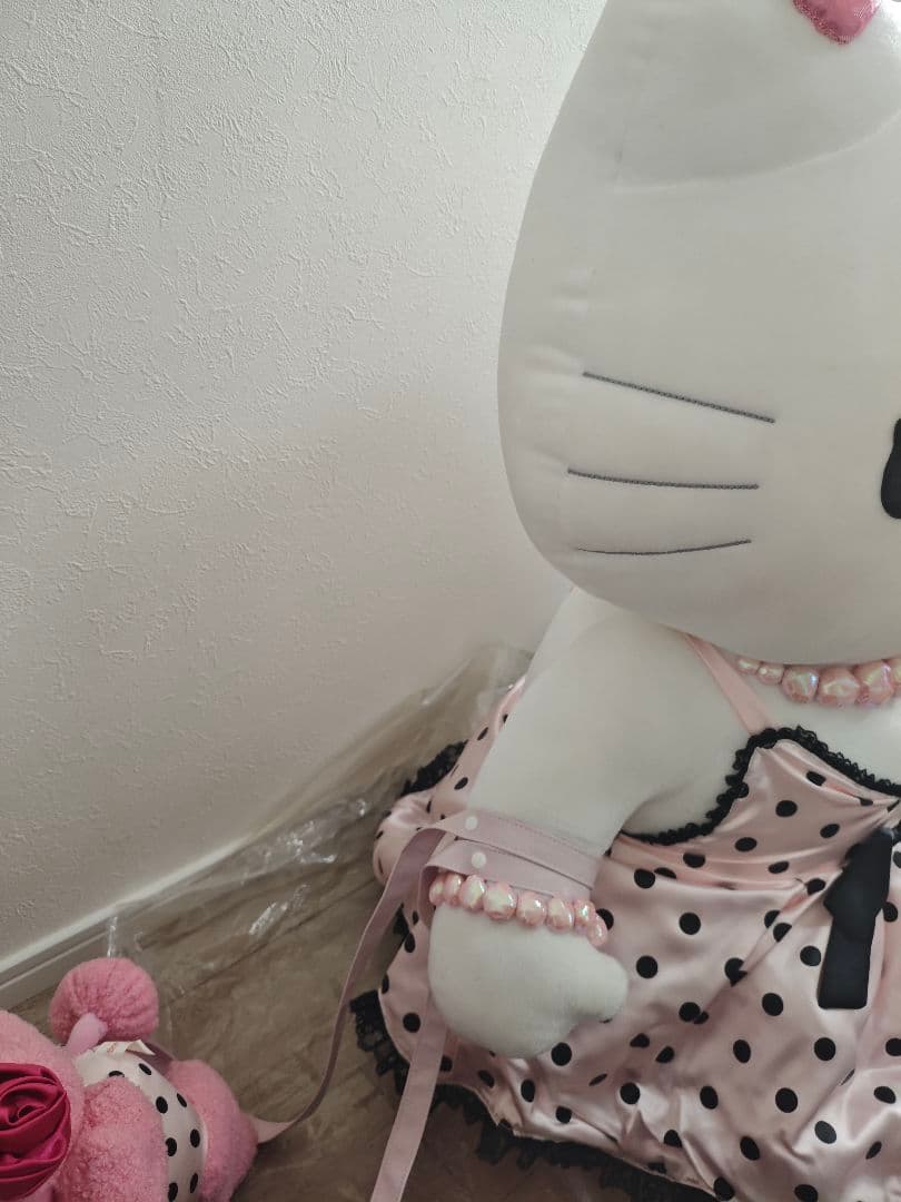 激レア momoberry ハローキティ プードル　巨大ぬいぐるみ 2005年