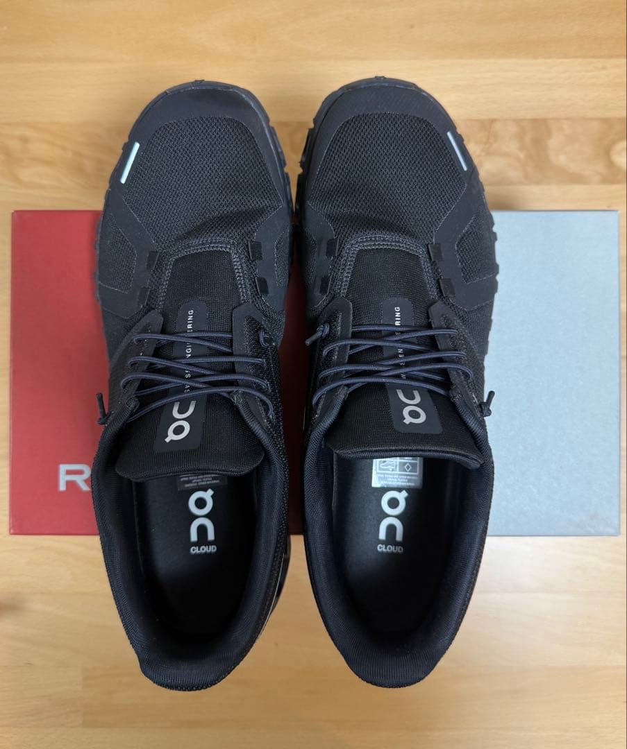 【美品・2回着用】On Cloud 6 ブラック 27.5cm（JP）