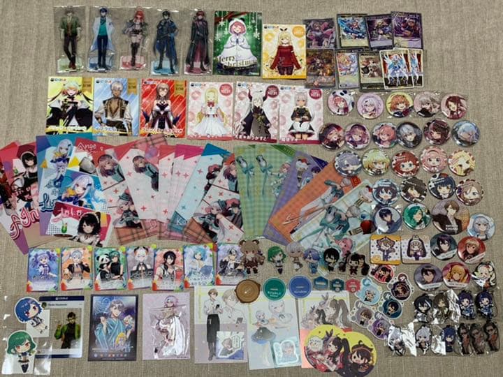 にじさんじ★まとめ売り★アクリル★缶バッジ★カード★ファイル★シールなど、、、