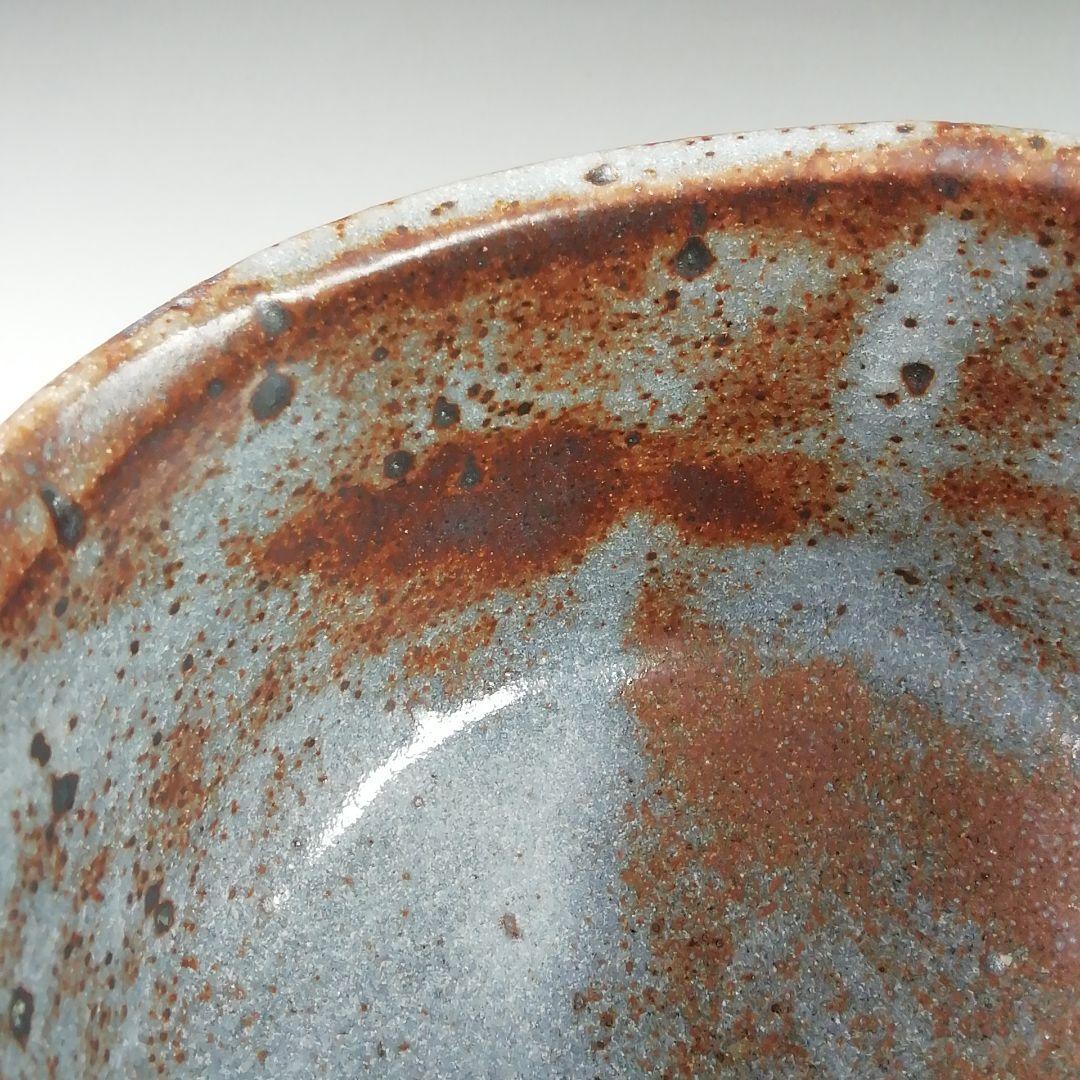 Ｔ９０３　茶碗　『鼡志野』『順風陶苑　加藤鐐 作』　共箱　抹茶碗　茶道具