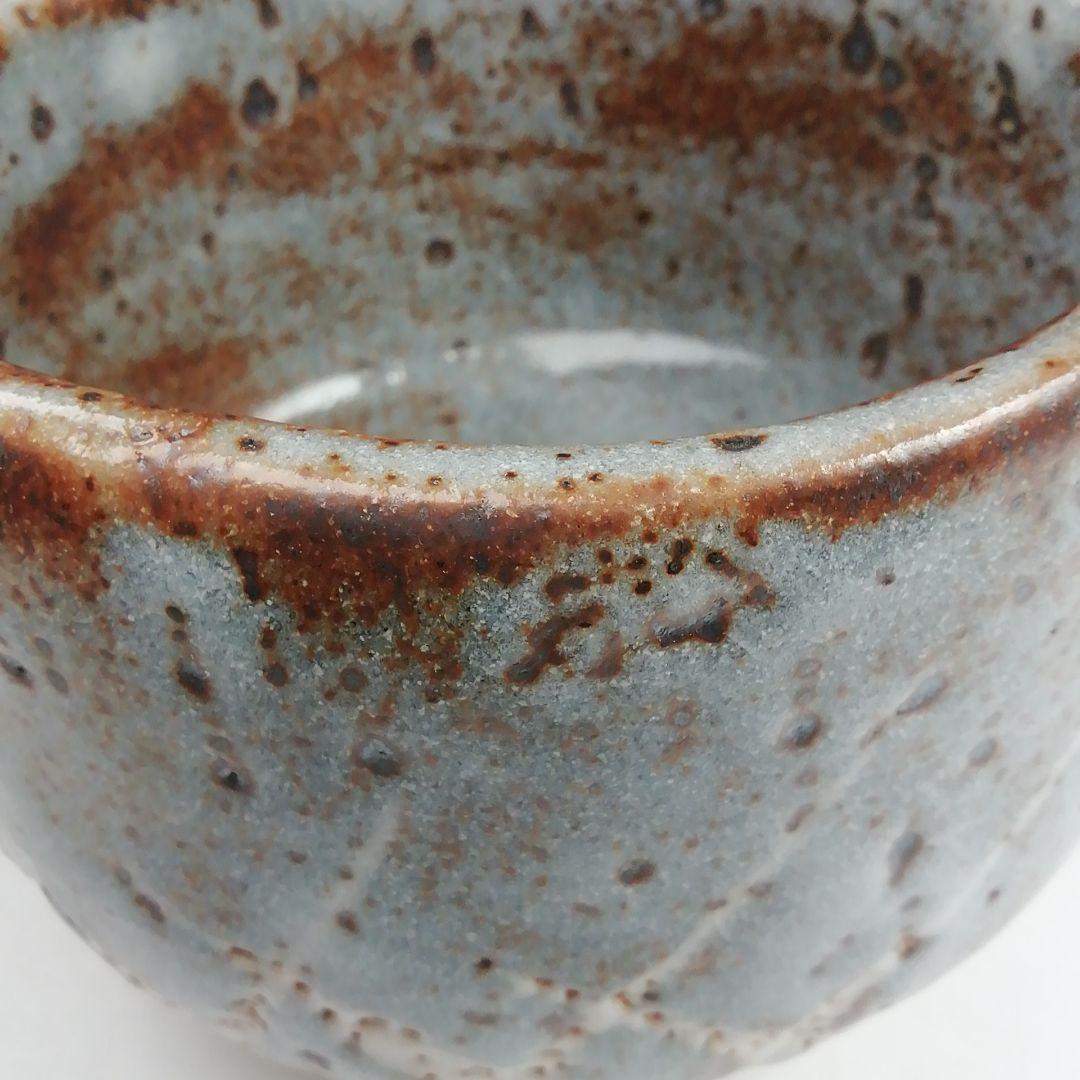 Ｔ９０３　茶碗　『鼡志野』『順風陶苑　加藤鐐 作』　共箱　抹茶碗　茶道具