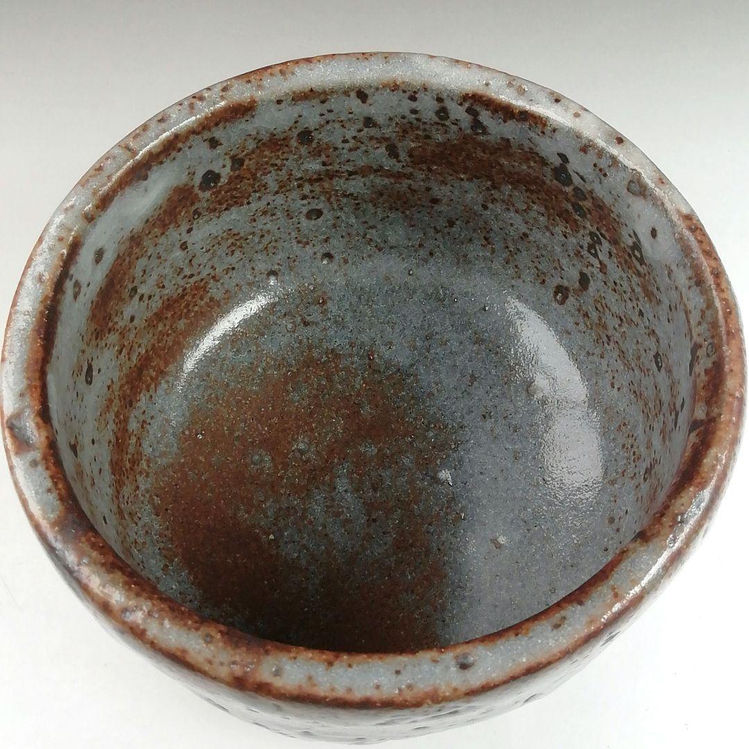 Ｔ９０３　茶碗　『鼡志野』『順風陶苑　加藤鐐 作』　共箱　抹茶碗　茶道具