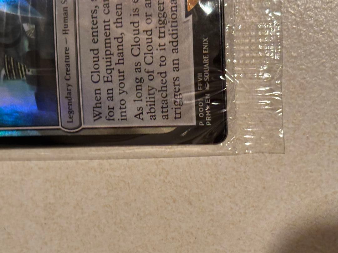 ミッドガルの傭兵、クラウド　海外限定　統率者プロモ版