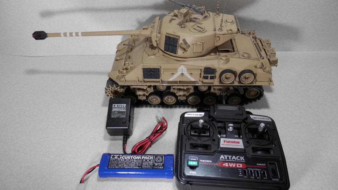 RC戦車 1/16スケール M51スーパーシャーマン　組立済み
