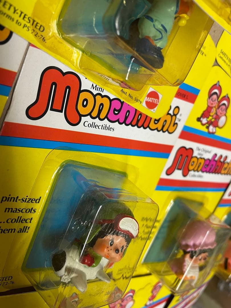 マテル　1981年製　PVCフィギュア　モンチッチ　17種のセミコンプ