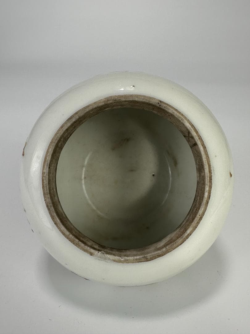 中国清代　粉彩雑宝文　水洗　水盂　文房具　唐物　時代　古玩