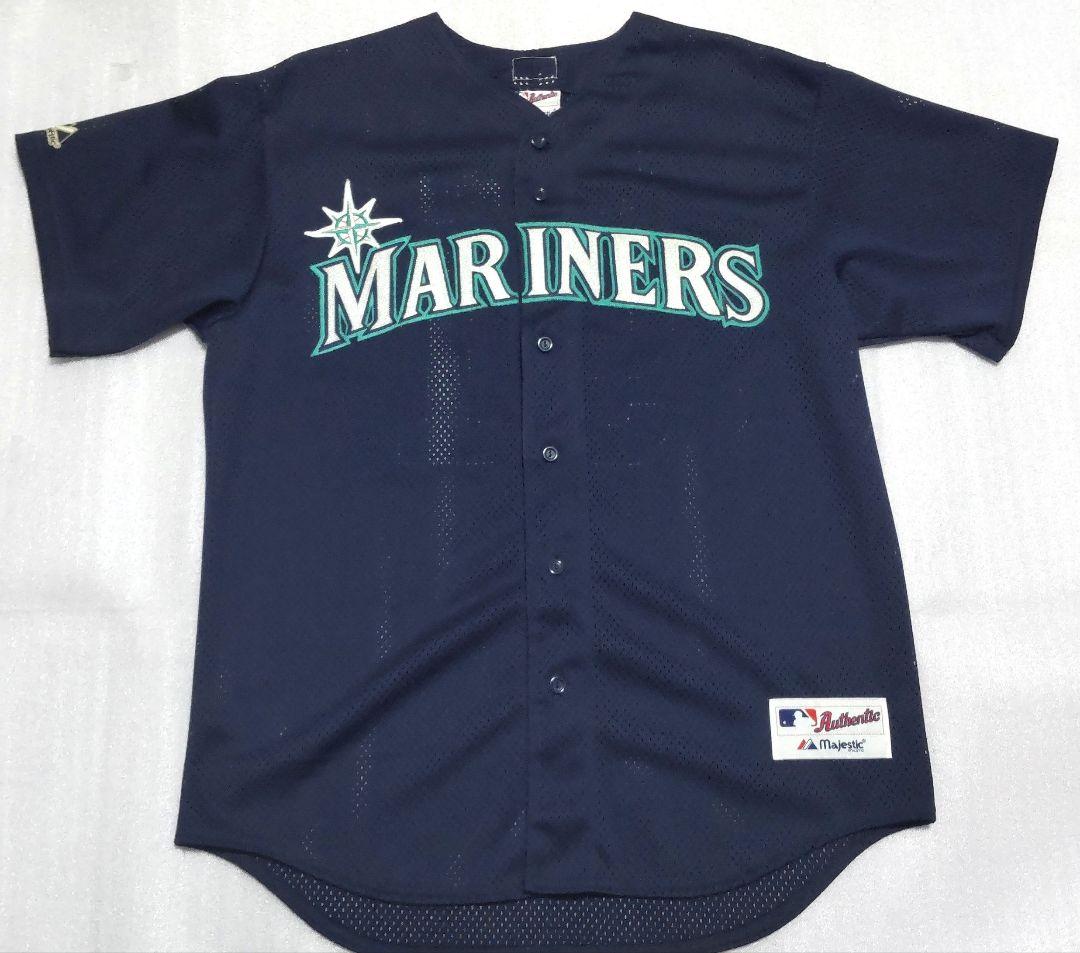 【Majestic】マリナーズ イチロー オーセンティック ユニフォーム L