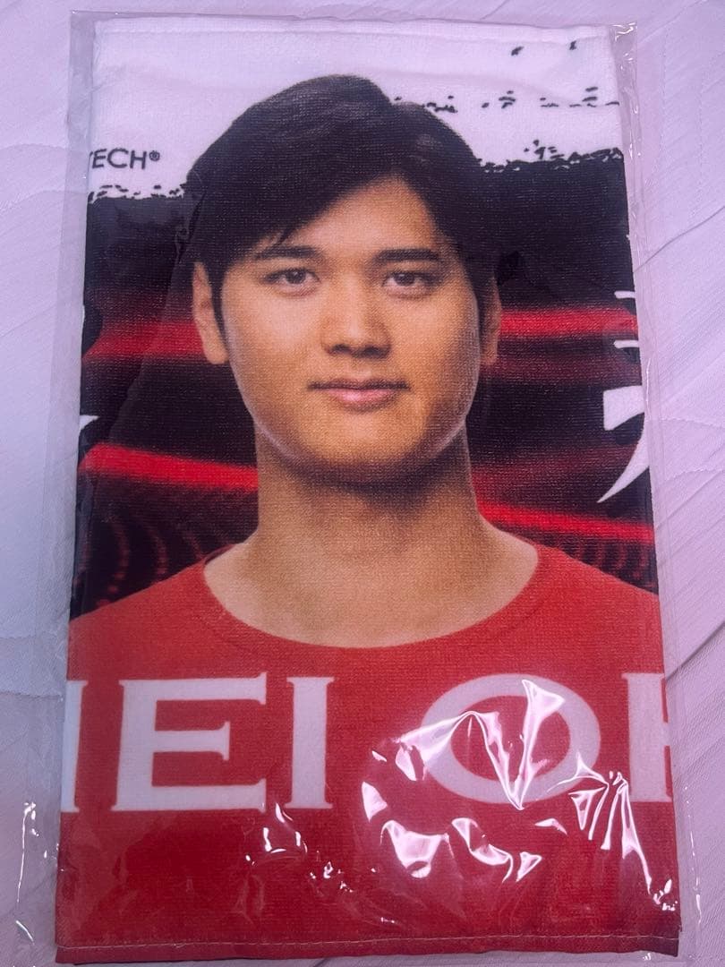 大谷翔平　プリントタオル　等身大タオル　フェイスタオル　西川