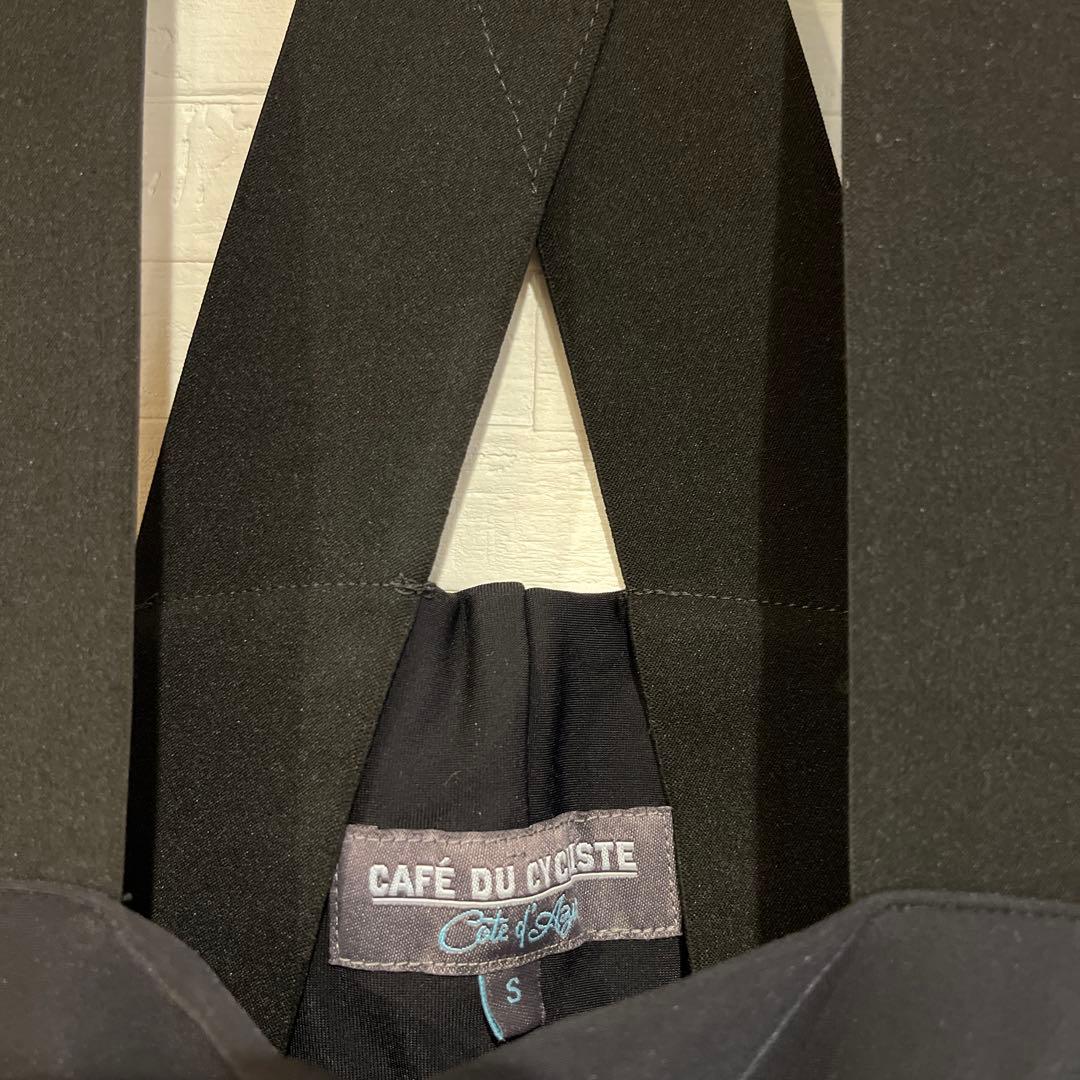 CAFÉ DU CYCLISTE 黒　ブラック　ビブタイツ　コートダジュール