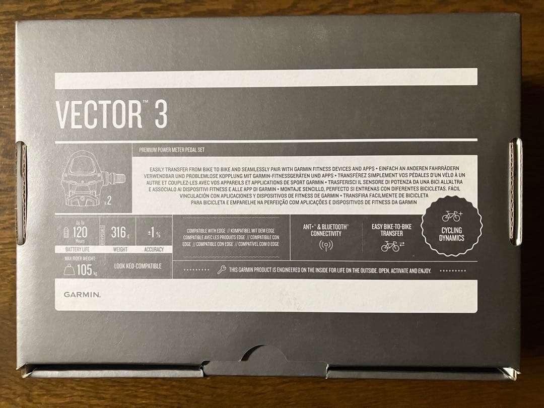 GARMIN Vector3 ガーミンベクター３ ペダル型パワーメーター左右