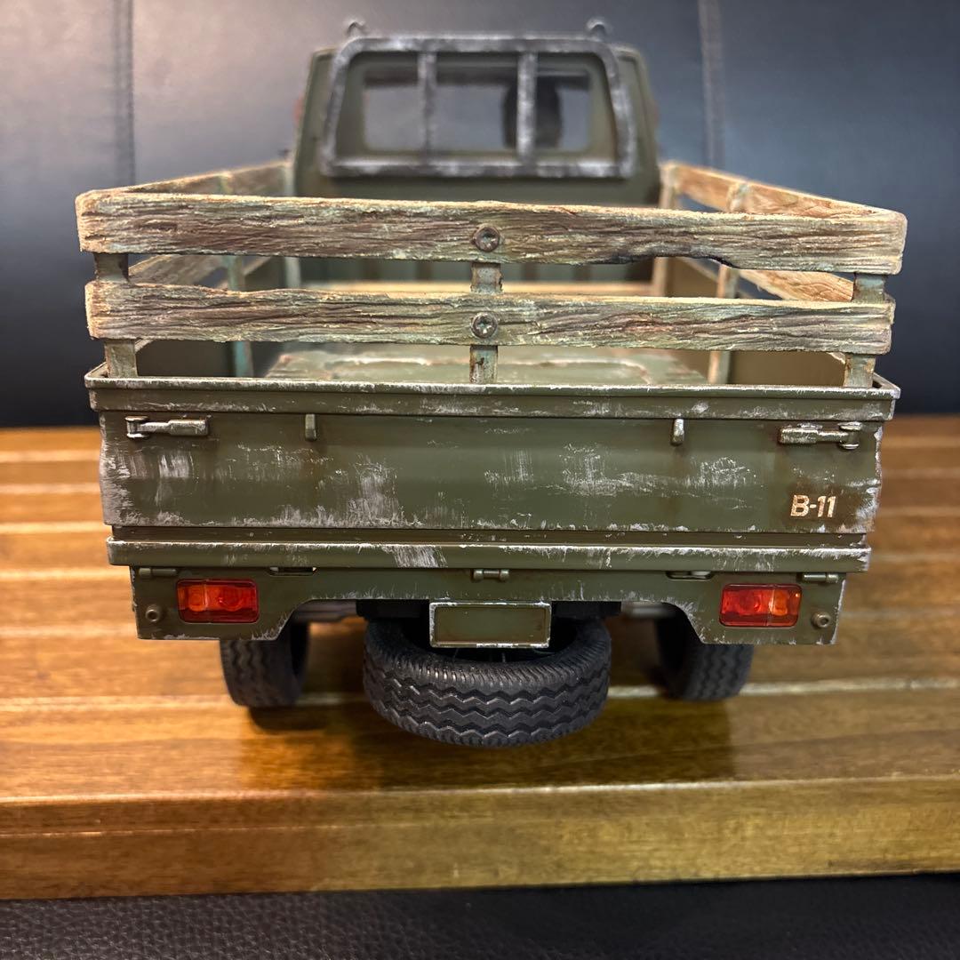 WPL D14 軽トラ ラジコン 世田谷ベース仕様ミリタリー調 4WD RC