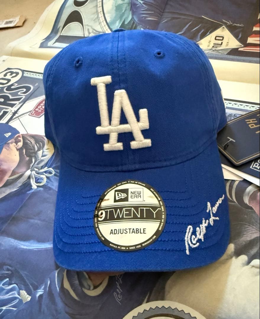 MLB x ラルフローレン x ニューエラ ドジャースキャップ