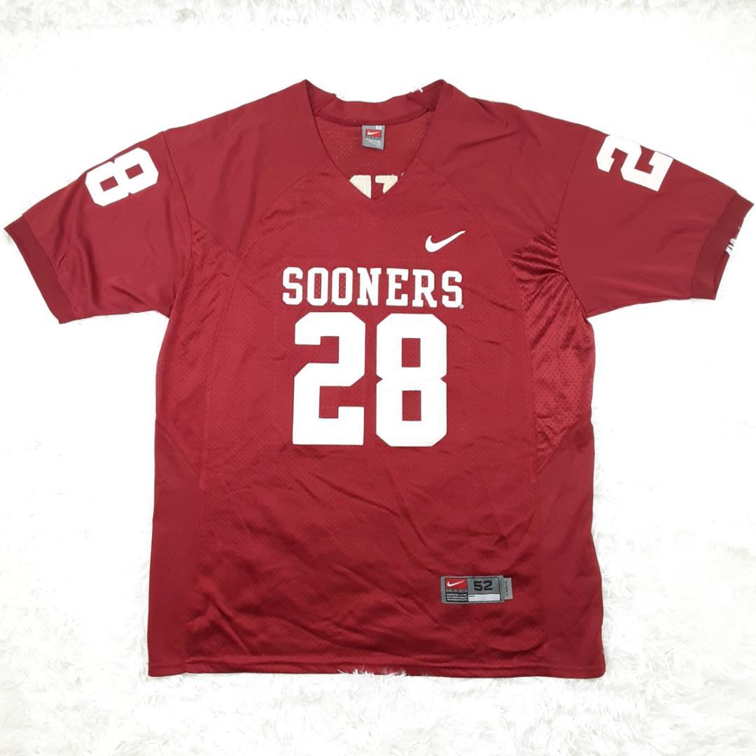 美品◎NIKE オクラホマ大学 PETERSON 28 ネーム入りユニフォーム