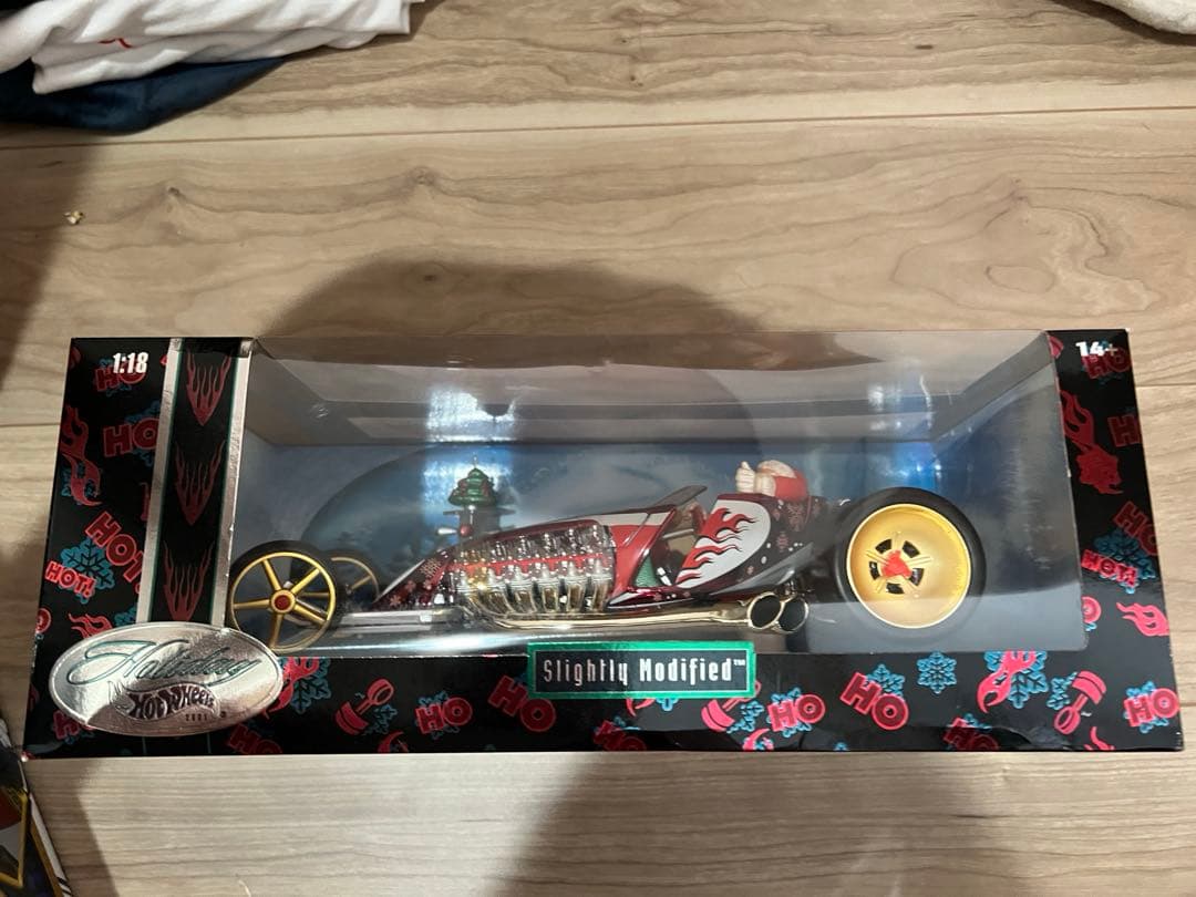 未開封　ホリデー ホットウィール 2001 サンタクロース ロードスター