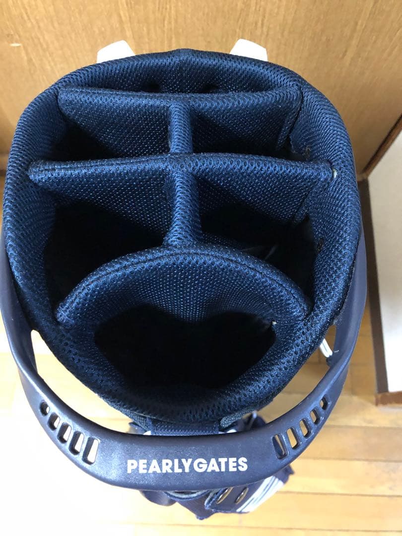 パーリーゲイツ　キャディバッグ　ネイビー　紺　スタンド式　軽量