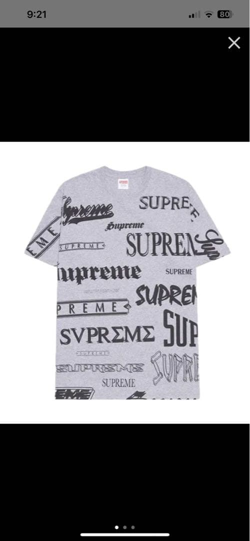 ミュージシャン Supreme Multi Logo Tee \"Heather Grey\" L