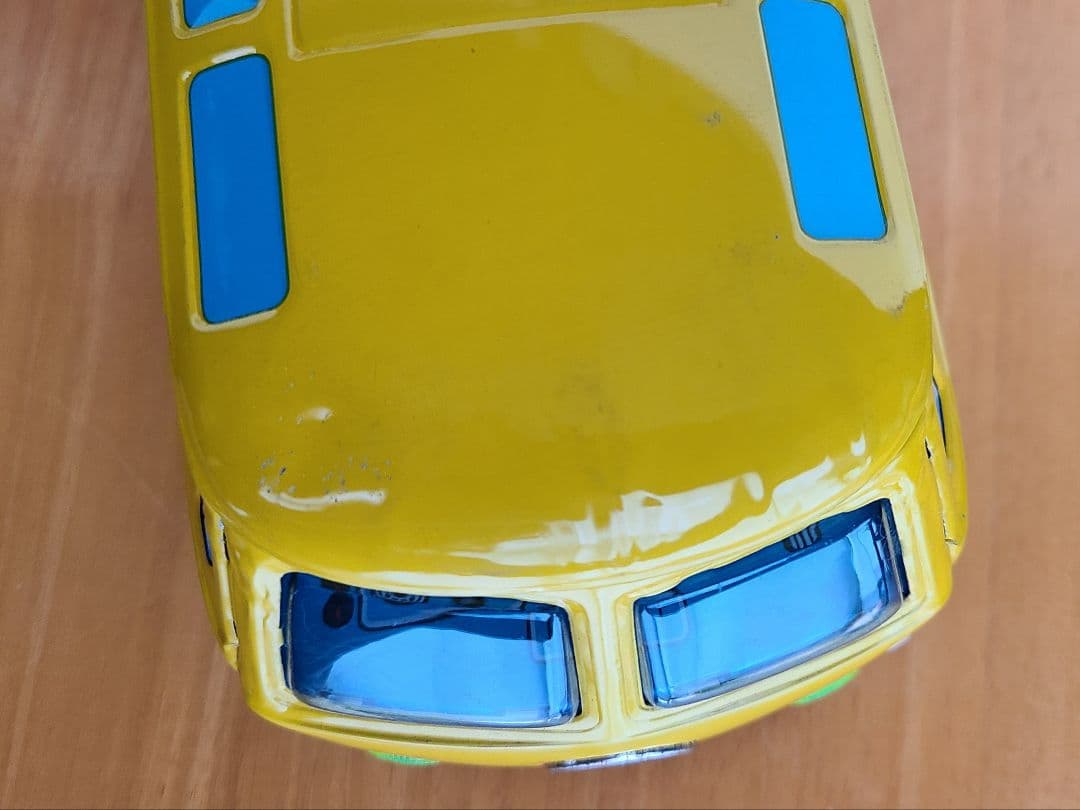 未使用　イチコー　ビンテージ　VWバス　幼稚園バス　ブリキ