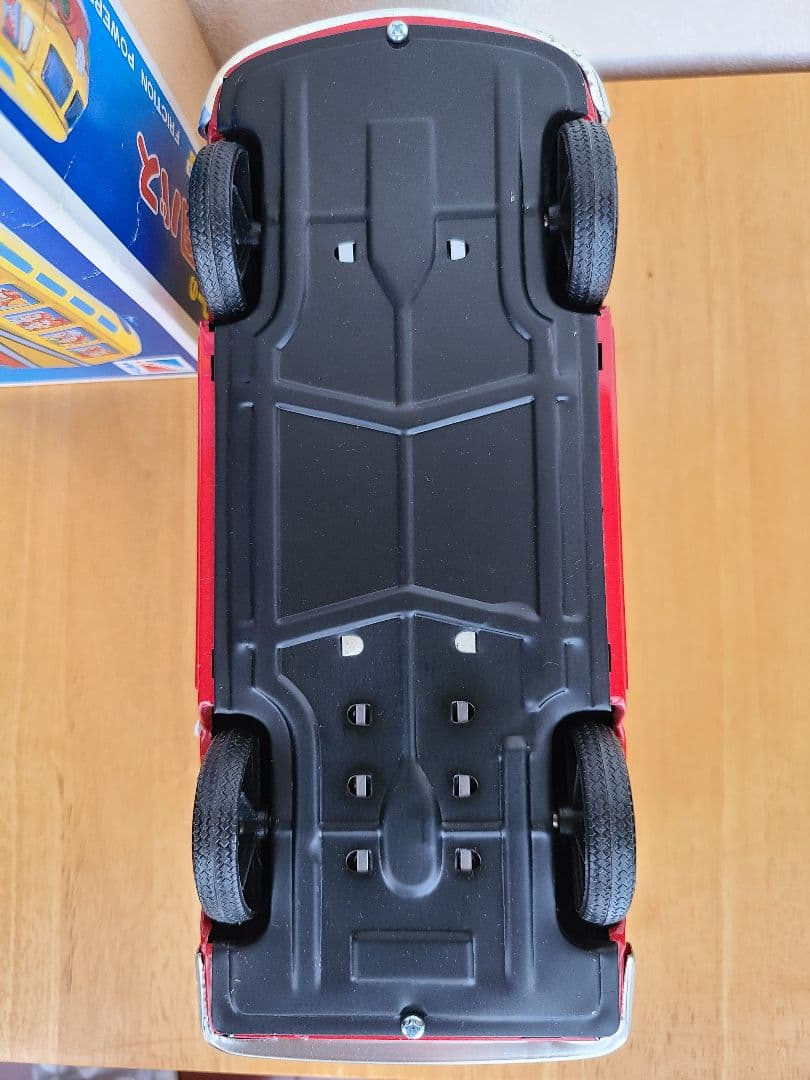 未使用　イチコー　ビンテージ　VWバス　幼稚園バス　ブリキ