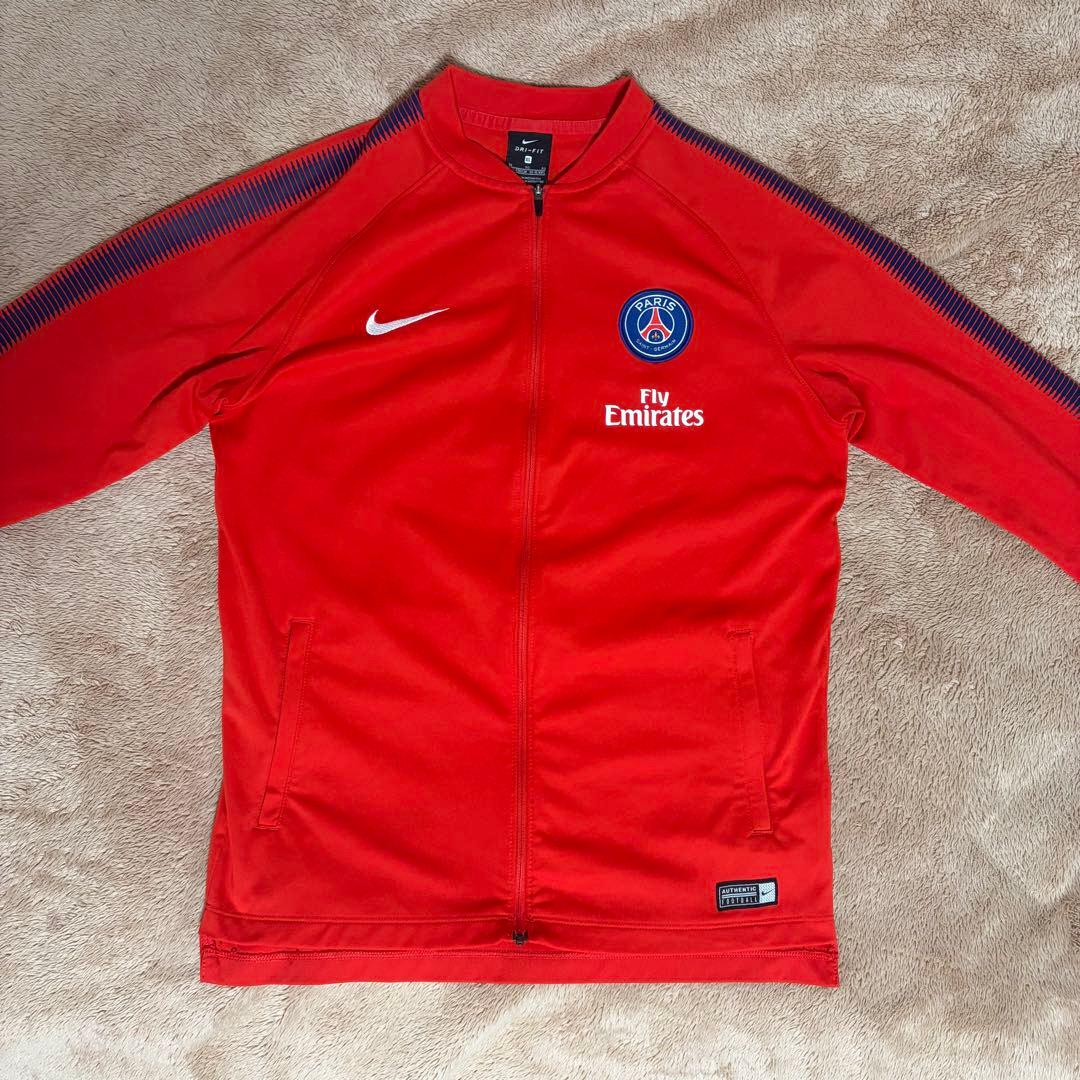 ナイキ パリサンジェルマン トラックジャケット レッド XL