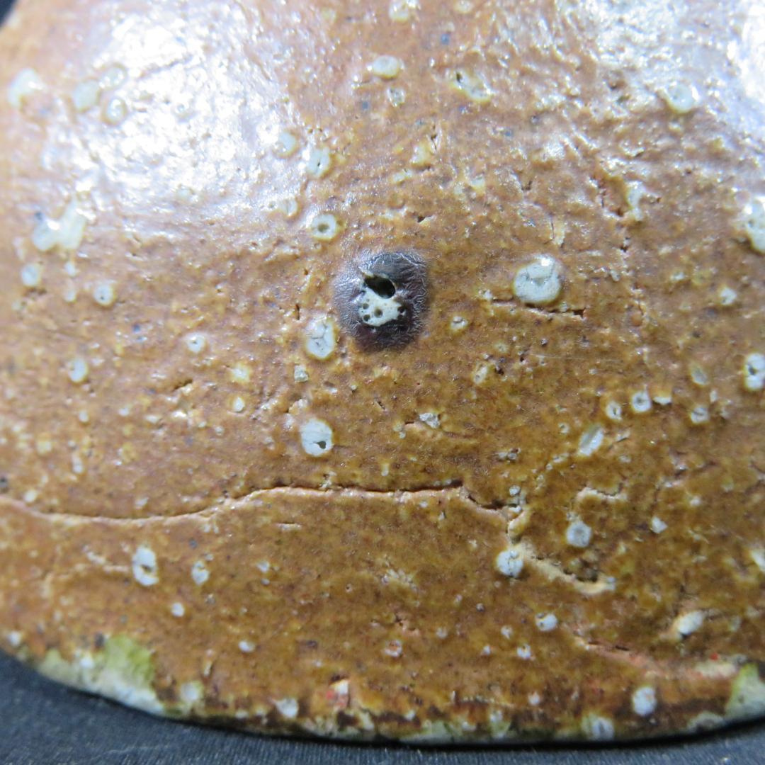 萩焼 水尾峰雪 抹茶碗 茶器 茶道具 木箱 共箱 素朴 荒々しい